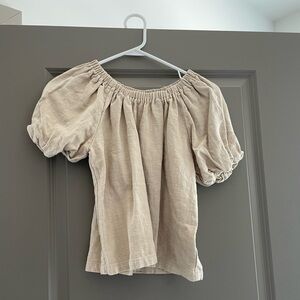 Neutral Short Sleeve Top!